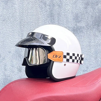 Motorcycle Half Open Face Four Seasons Universal Semi-open Motocross Helmet