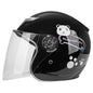 Motorcycle Electric Bike Children Cartoon Pattern Helmet Half Helmet Male Female Children Safety Helmet black China