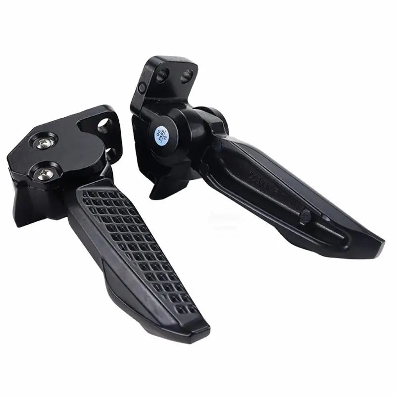 Motorcycle Bicycle Rear Passenger Foot Pedal Foot Rest Ped Foldable For Haojue USR 125 UFD VX USR UCR AFR 125 125cc