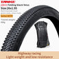 TANKE MTB Bicycle JILUER Foldable Gravel Tire Black/Yellow 60TPI Road BICYCLE Tire 26×2.25/27.5×2.1/2.2/29×2.2/700×25C/20×1.35 J1611 26x1.95 Black Foldable China