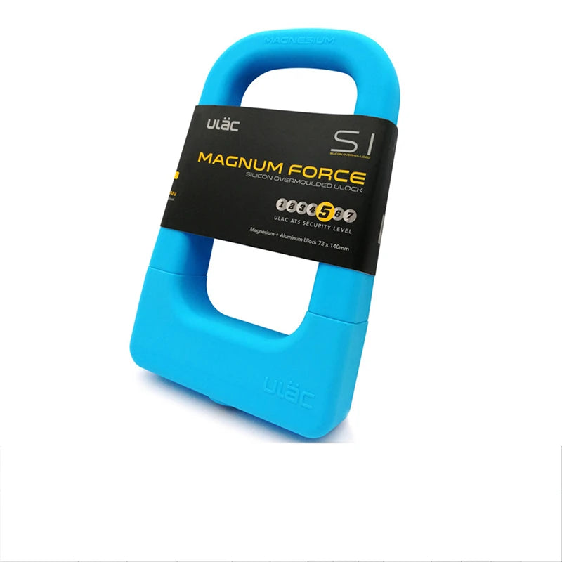 ULAC Silicone U-lock Mountain Bike Lock Universal Aluminum Alloy Lock Waterproof Anti-collision Lock MU3