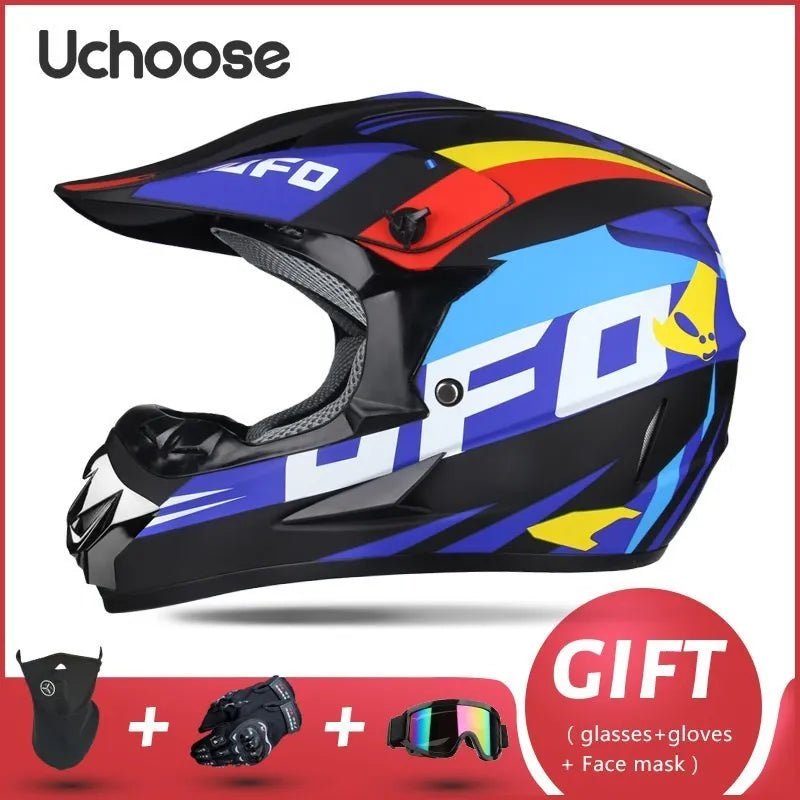 Adults Children Professional Off-road Helmet Motorcycle Helmet Downhill DOT Racing Motorcycle