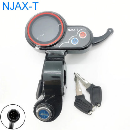 Electric Scooter Instrument Display 24V 36V 48V Dashboard Finger Throttle For Kugoo M4 SEALUP TF-100 NJ AOXIONG Jh-01 LCD Meter NJAX-T KEY