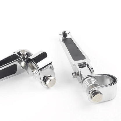 Motorcycle Modified Folding Foot Rests for Harley - Aluminum Alloy Foot Pedal Support
