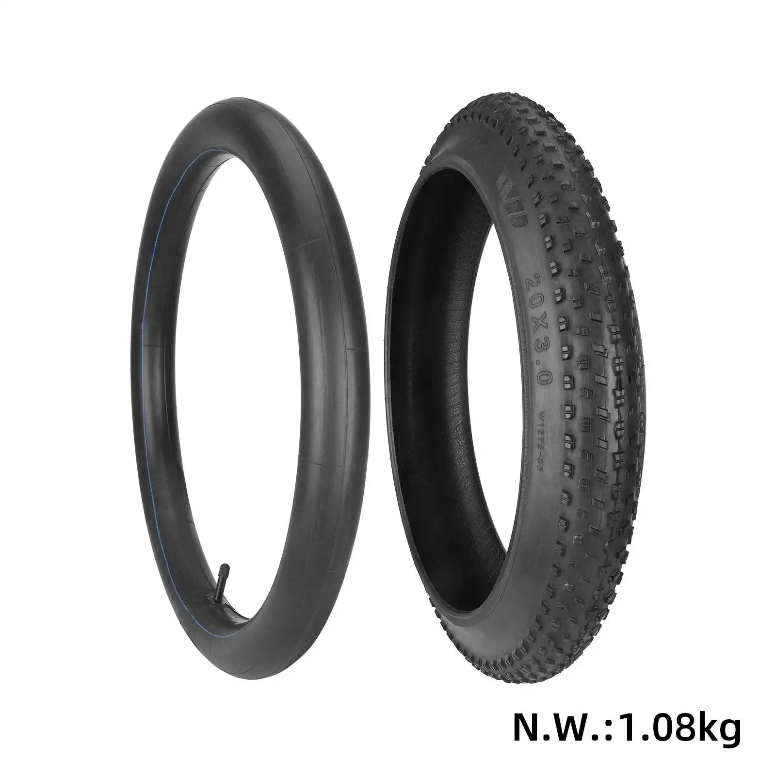 20 Inch Fat Tire 20x3.0 Bike Off-road Fat Tire E-Bike Snow Bike Beach Electric Bicycle 20*3.0 Anti-Slip Fat Tire Cycling Parts