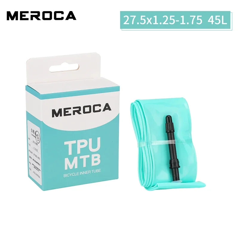 MEROCA Ultralight Mountain Bike Inner Tube TPU Material 26/27.5/29 Inch 45L Length Presta Valve Bicycle Inner Tube Presta Valve 27.5X1.25-1.75 45L China