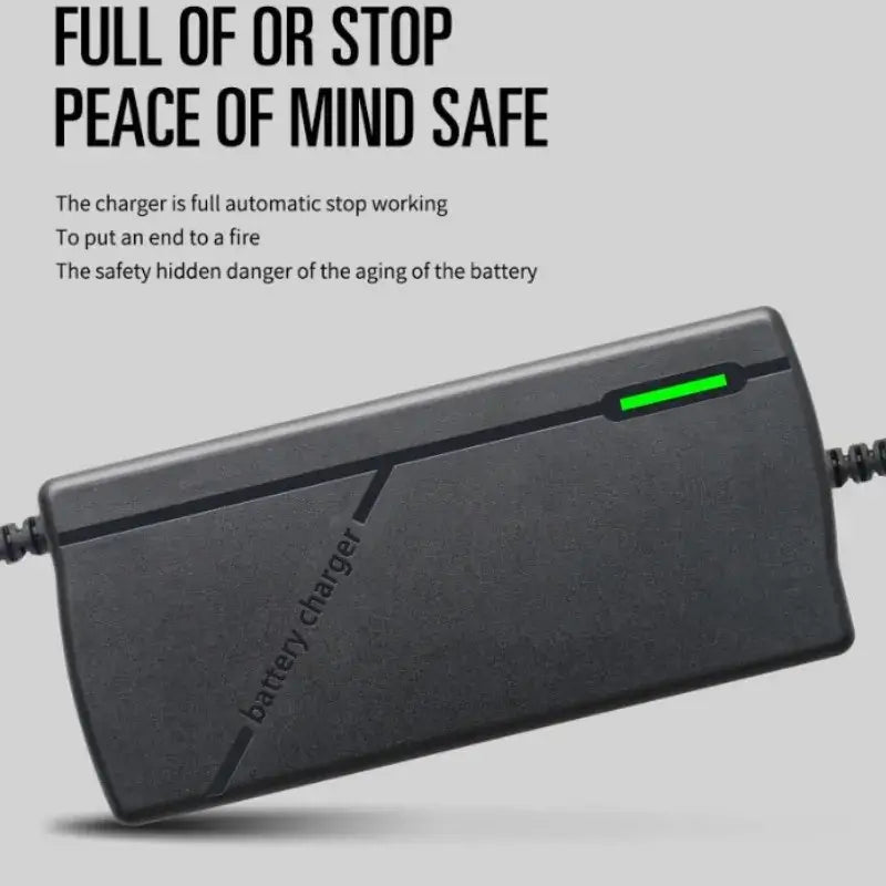 92.4V 5A Smart Lithium Battery Charger 22S LiFePO4 & Li-ion Fast Charger HD LED Display for E-Bike & Motorcycle