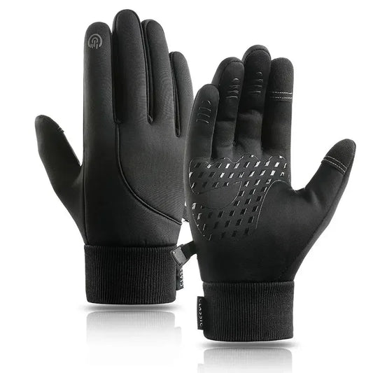 Waterproof Cycling Gloves Winter Touch Screen Bicycle Gloves Outdoor Scooter Windproof Riding Motorcycle Ski Warm Bike Gloves
