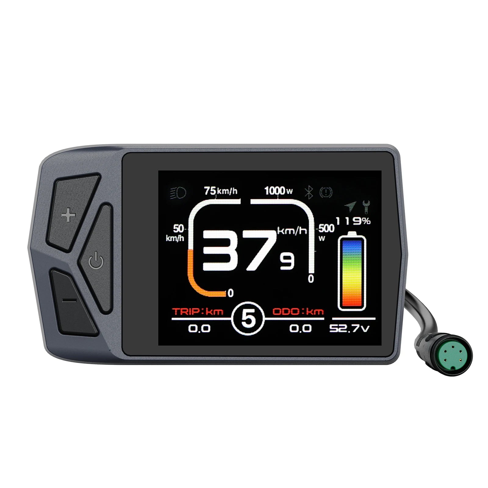 EKD01 Bluetooth Navigation Display 8 Languages LCD Ebike Computer For BAFANG Electric Bike Motor Kit Intelligent Controller