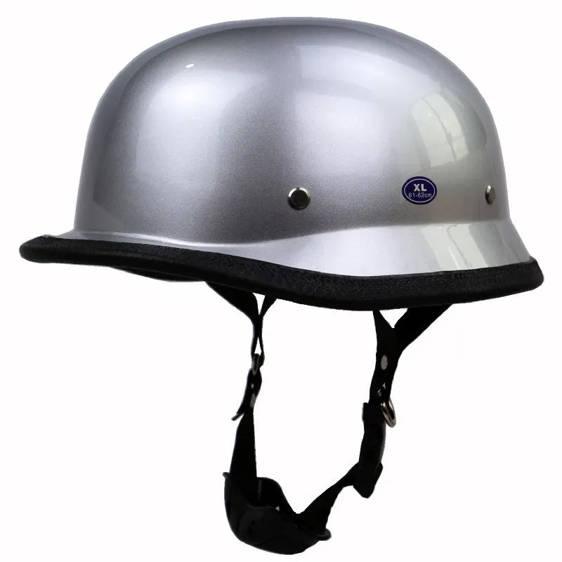 Motorcycle Open Face Helmet Vintage Fashion Safety Helmets Men Women Unisex Scooter Four Seasons Helmet