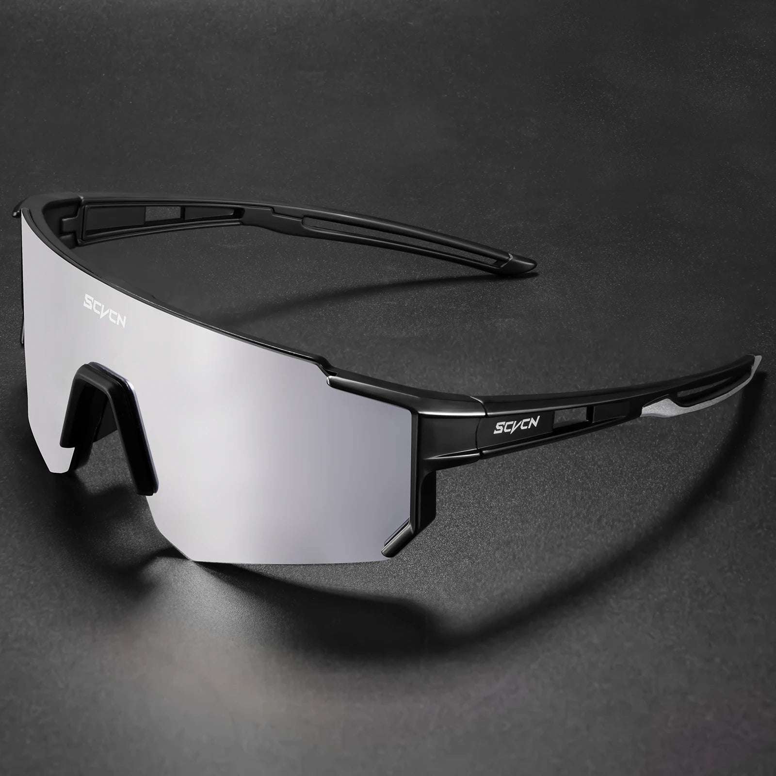 SCVCN UV400 Cycling Glasses for Men MTB Sunglasses Mountain Bike Bicycle Eyewear Women Sports Goggles Road Speed Skating