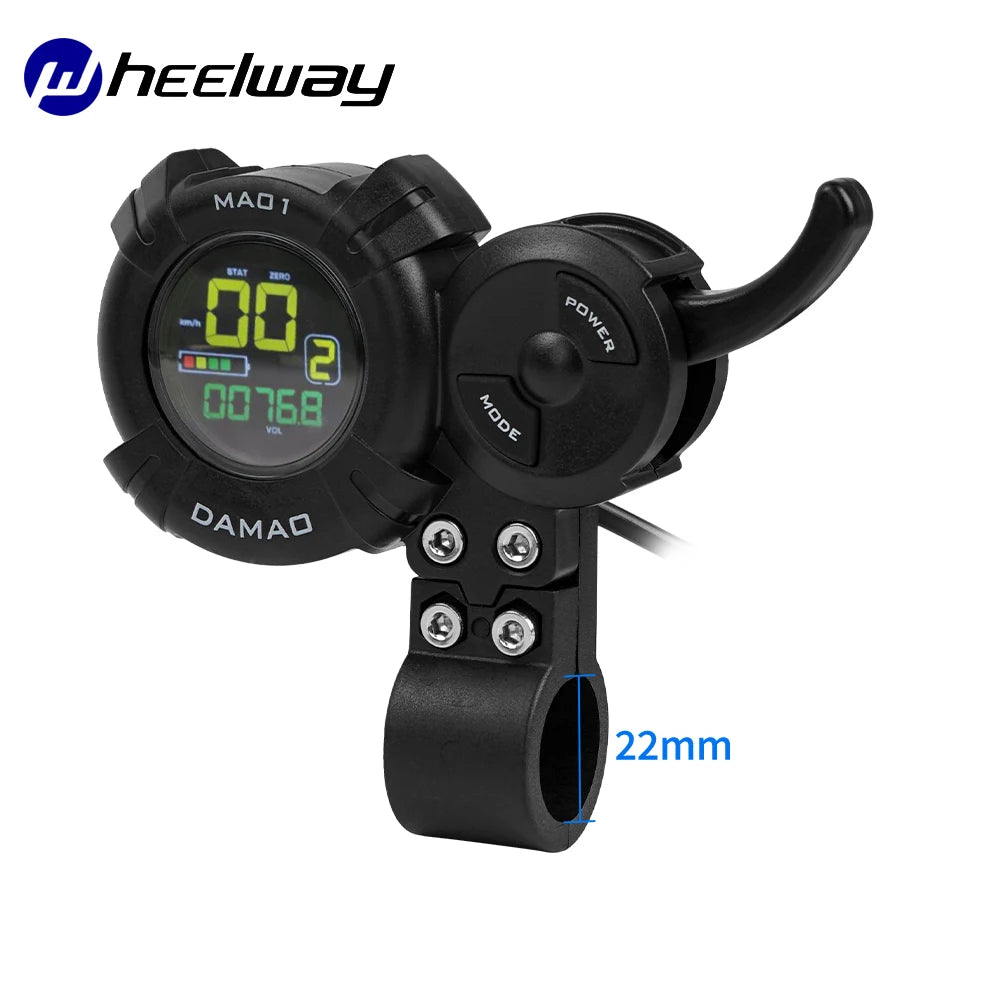 Dual Drive Controller With Colorful LCD Display Accelerator 48V60V72V50A for Dual Motor 1500W 3000W 3500W Electric Scooter