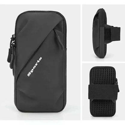 Running Phone Holder Jogging Bags for iPhone Samsung Universal Waterproof PU Sports Armband Phones Arm Bag Running Accessory