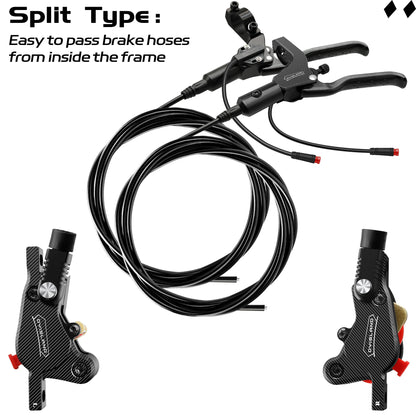 DYISLAND LD210 Electirc Scooter Hydraulic Disc Brake 2PIN Power Off E-Scooter Brake for Kukirin KUGOO Dualtron Kaabo Mantis