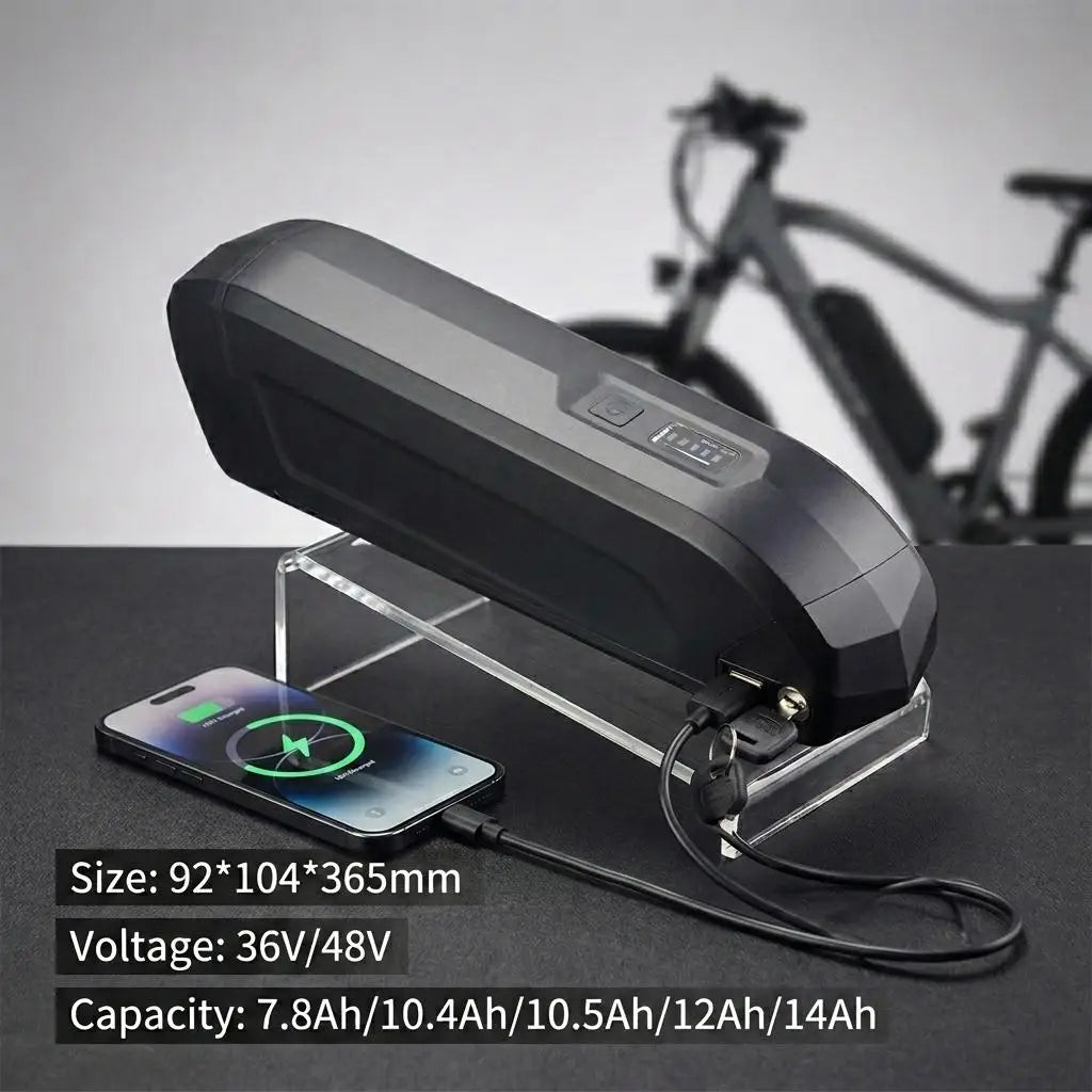 Hailong 36V 48V lithium ebike battery for Huffy Everett 27.5