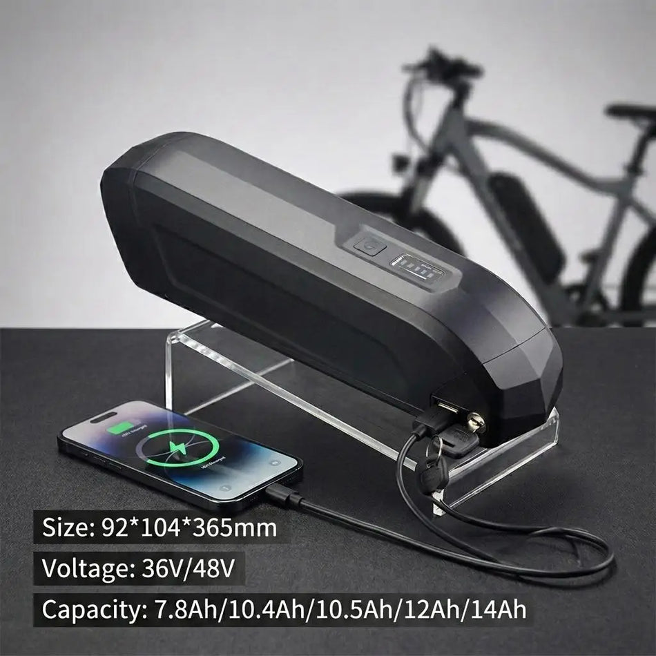 Hailong 36V 48V lithium ebike battery for Huffy Everett 27.5
