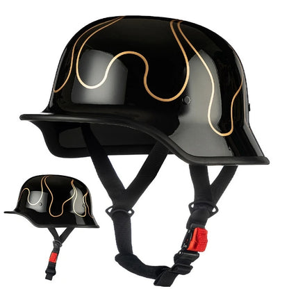 Motorcycle Open Face Helmet Motorcycle Retro Safety Helmet Summer Motorbike Half Face Helmet HY-M035-F China