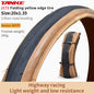 TANKE MTB Bicycle JILUER Foldable Gravel Tire Black/Yellow 60TPI Road BICYCLE Tire 26×2.25/27.5×2.1/2.2/29×2.2/700×25C/20×1.35 J172 20x1.35 Yellow Foldable China