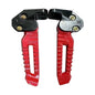 Motorcycle Replacement Foot Pegs Footrest Pedal for 150cc 125cc Pedal Footrests Motorbike Accessories Easy Installation Red