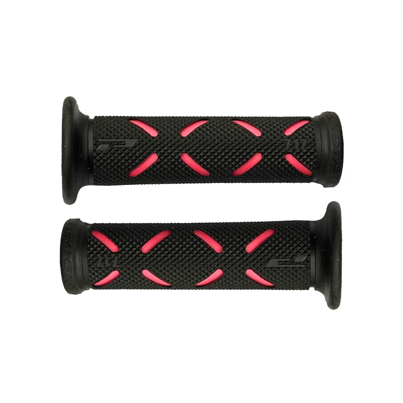 22MM Universal Motorcycle Handlebar Motorbike Grips Rubber Modification Accessories Moto Handles For Honda Suzuki Ducati Benelli Red