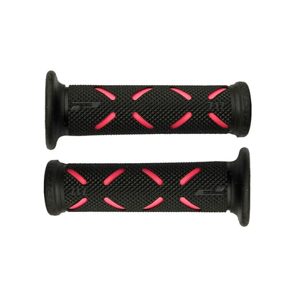 22MM Universal Motorcycle Handlebar Motorbike Grips Rubber Modification Accessories Moto Handles For Honda Suzuki Ducati Benelli Red