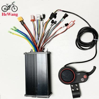 500W 750W 1000W Sine Wave Controller 30A 36V 48V Brushless Motor Controller with V889 Color instrument Kit for M4 Scooter ebike
