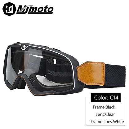 Motorcycle Dust Goggles Enduro Cross Glasses ATV Glasses Moto Motocross 100 Glasses Dirt Bike Off-road Riding Ski Ride Goggles C14
