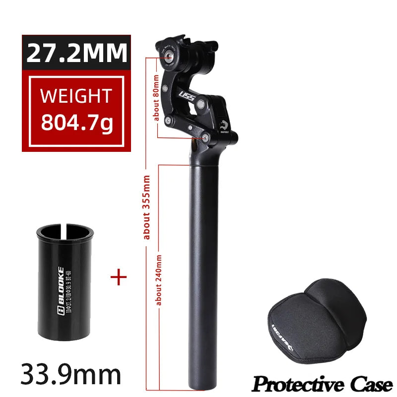 SAFORT Mountain Bicycle Seat Post Shock 27.2 30.9 31.6mm Aluminum Alloy Material Absorber Suspension MTB Bike Seat Tube