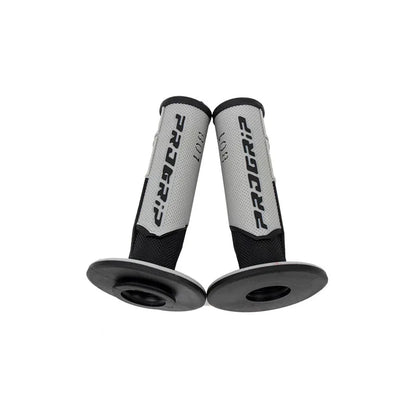 7/8 "22 24mm Motorcycle Grips Handle Bar For KTM YAMAHA Universal Pit Bike Motocross Motorbike Rubber GEL Domino Grip 6 Colors GRAY