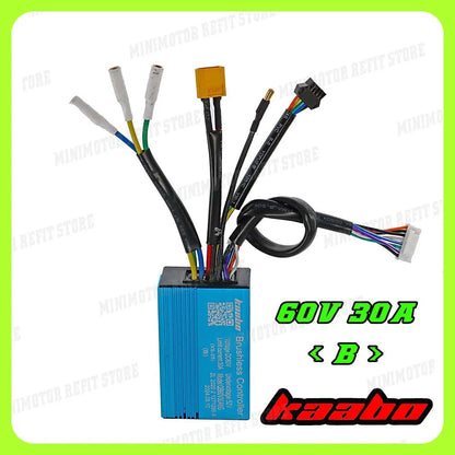 60V 30A sine wave main controller Control Board for Kaabo Wolf Warrior X PLUS 10inch Electric Scooter Original Part