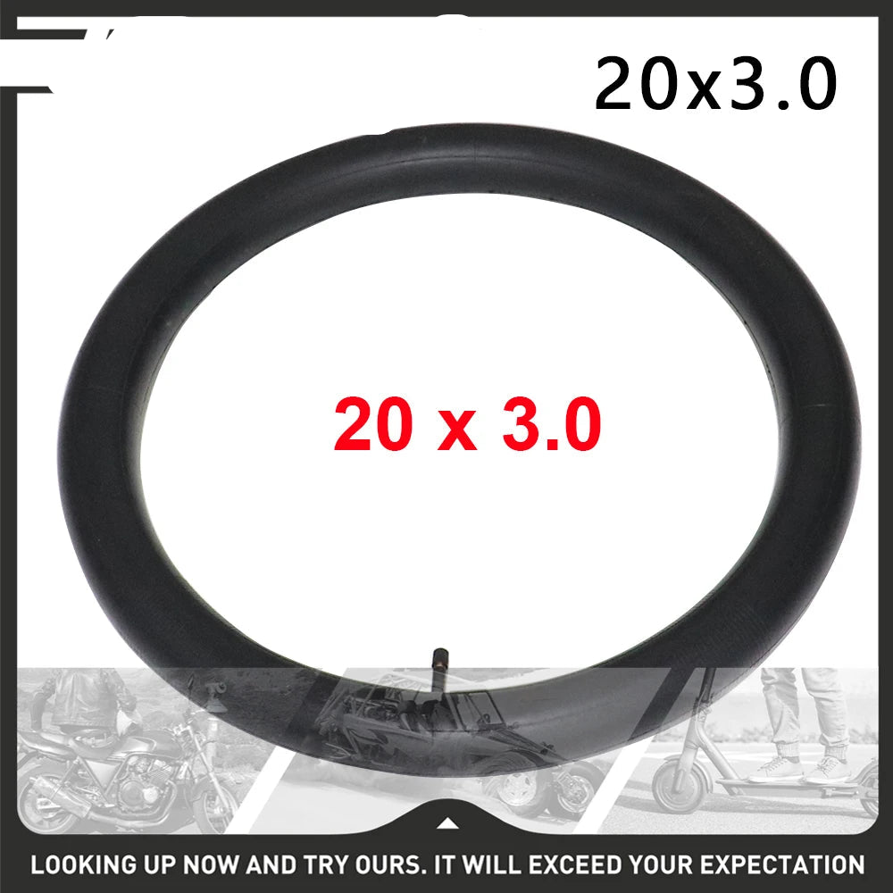 Tyres 20x3 20x3.0 Butyl Rubber Inner Tube 20x3.00 Inner Camera Straight For 20 Inch Tire Electric Vehicle Accessories