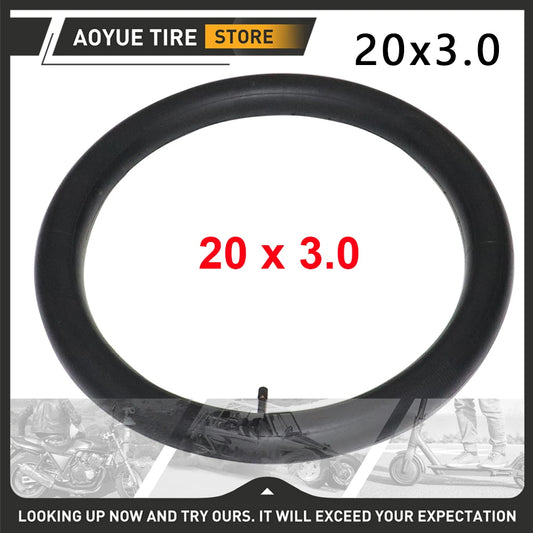 Tyres 20x3 20x3.0 Butyl Rubber Inner Tube 20x3.00 Inner Camera Straight For 20 Inch Tire Electric Vehicle Accessories