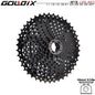 GOLDIX Black MTB Cassette 8/9/10/11/12 Speed 40/42/46/50T K7 Bicycle Freewheel Sprocket