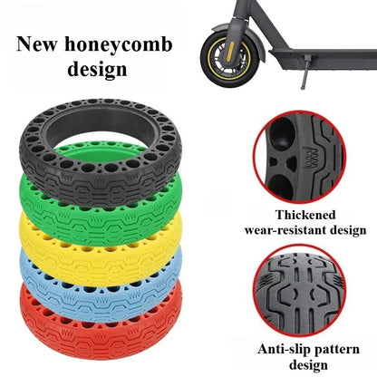 For MAX G30 Universal Electric Scooter Luminous 60/70-6.5 Solid Thickened Abrasion Resistant Explosionproof Honeycomb Tires