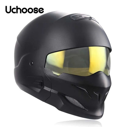 Scorpion Helmet Detachable Multi-purpose Combination Helmet Motorcycle Half Predator Helmet
