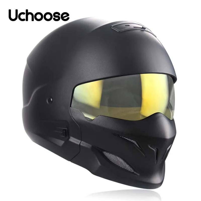 Scorpion Helmet Detachable Multi-purpose Combination Helmet Motorcycle Half Predator Helmet 3