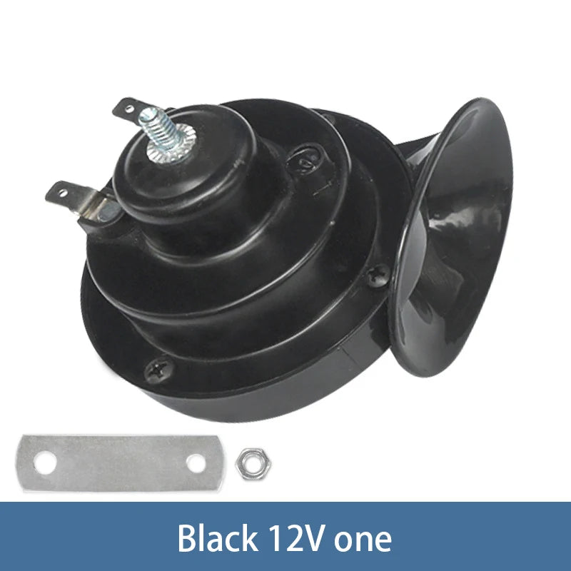 Modified Motorcycle 12V Snail Horn High-frequency Universal 300DB Horn Waterproof Car Electric Horn