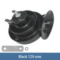 Modified Motorcycle 12V Snail Horn High-frequency Universal 300DB Horn Waterproof Car Electric Horn Black 12V