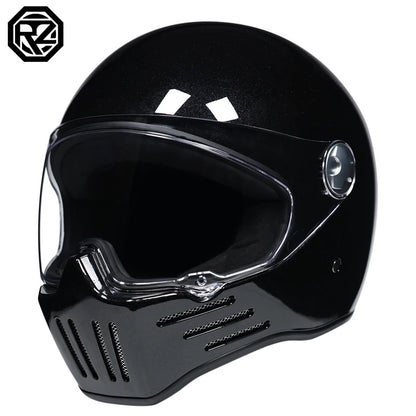 DOT Motorcross Motorcycle Vintage Helmet Moto Racing Ride Full Face Helmet