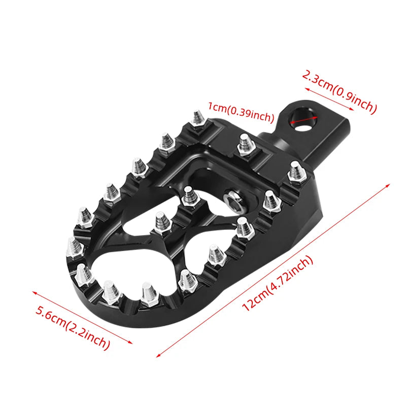 Motorcycle Foot Pegs Footrest Footpeg for Harley Dyna Fatboy Sportster 883 Street Bob Bobber Chopper