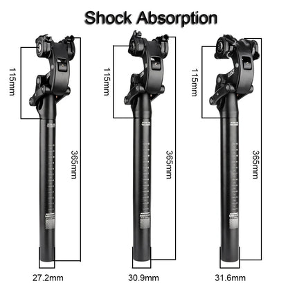 SAFORT Mountain Bicycle Seat Post Shock 27.2 30.9 31.6mm Aluminum Alloy Material Absorber Suspension MTB Bike Seat Tube