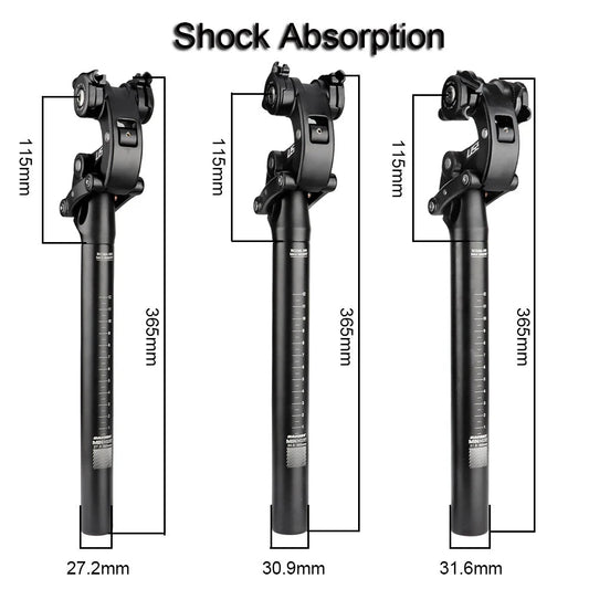 SAFORT Mountain Bicycle Seat Post Shock 27.2 30.9 31.6mm Aluminum Alloy Material Absorber Suspension MTB Bike Seat Tube