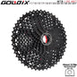 GOLDIX Black MTB Cassette 8/9/10/11/12 Speed 40/42/46/50T K7 Bicycle Freewheel Sprocket