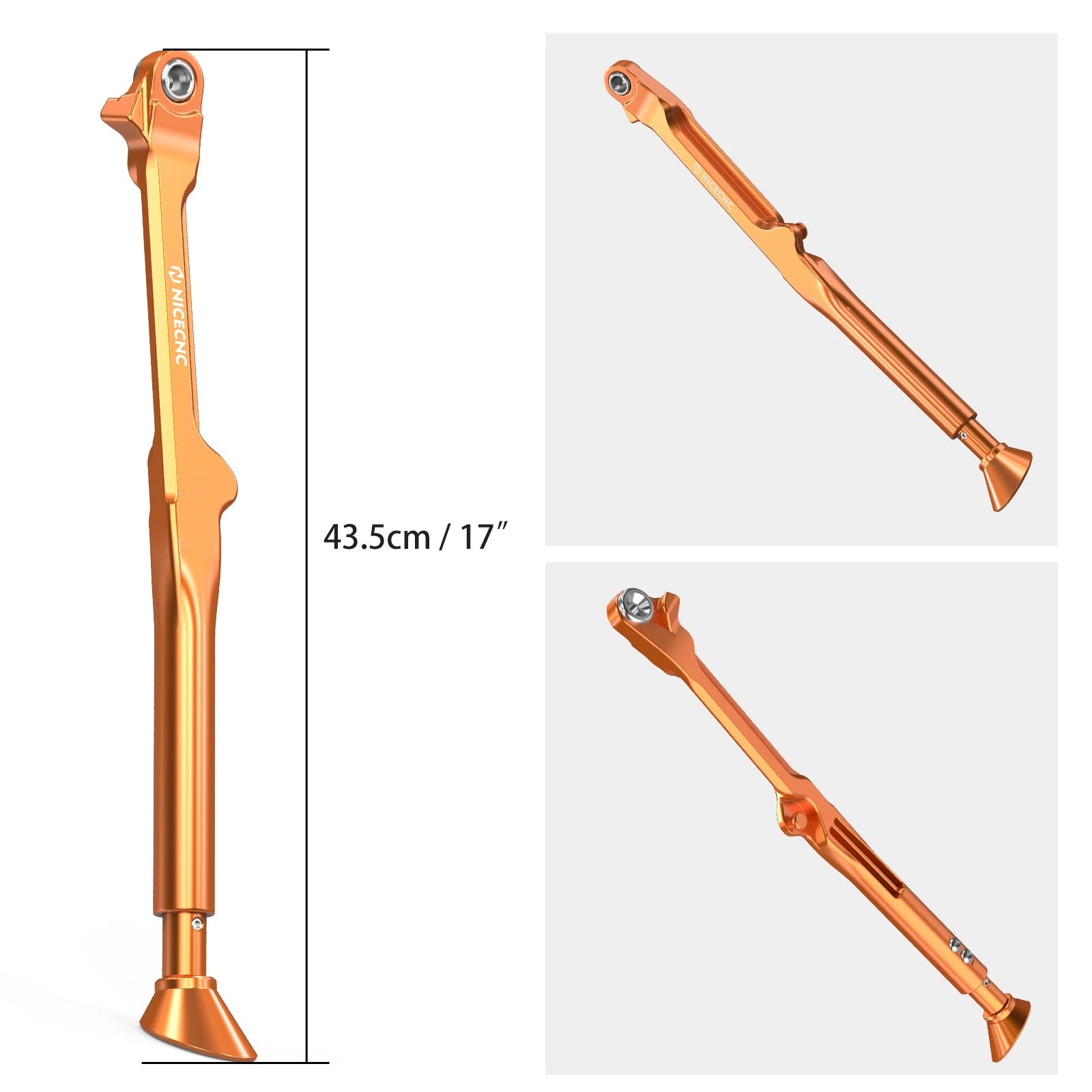 For KTM 2024-2025 EXC 300 EXC 250 EXCF 350 EXC 450 XCW 300 XCF-W XW-F Adjustable Kickstand Kick Side Stand XC XCF 2023-2025