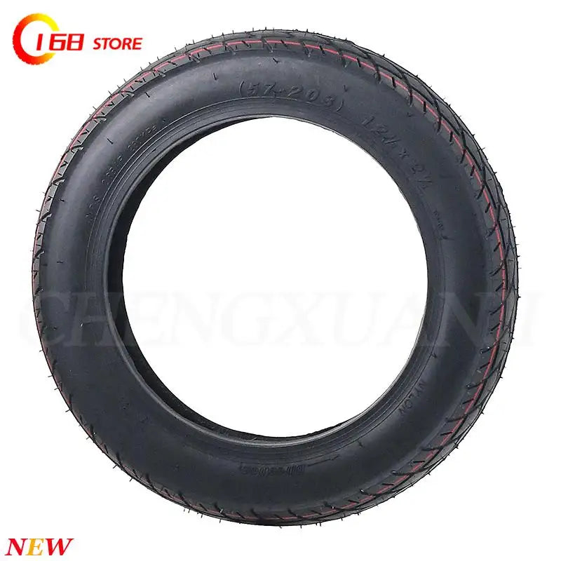 12 Inch Tubeless Tyres 12 1/2x2 1/4 57-203 Vacuum Tires Fits Electric Bicycle CarriFolding Electric Bicycle
