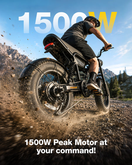 ActBest Blaze Electric Bike full view with fat tires