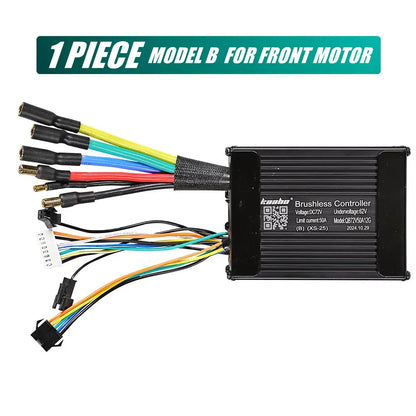 72V50A Sine Wave Controller for 72V 11-Inch KAABO WOLF KING GT PRO Electric Scooter With TFT Center Display for Front Rear Motor