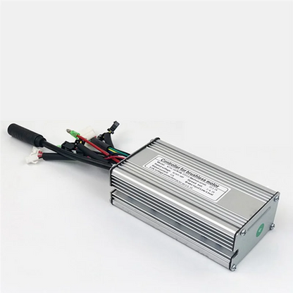 AEF6-Electric Bicycle KT-22A Controller 36V/48V 9 Tubes Square Wave SM Connector Controller Parts With Double Headed Light Line