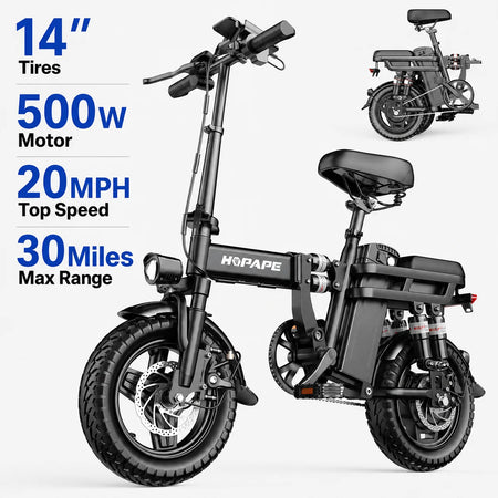 14in Tire 20MPH 500W
