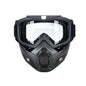 Goggles Full Face Hd Transparent Fog-proof Sand-proof Electric Welding Protective Glasses Versatile Breath-proof Windproof Mask Transparency-lens